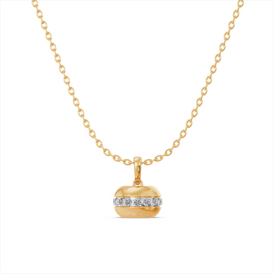 Twilight Bell 9KT Gold Laboratory Grown Diamond Necklace