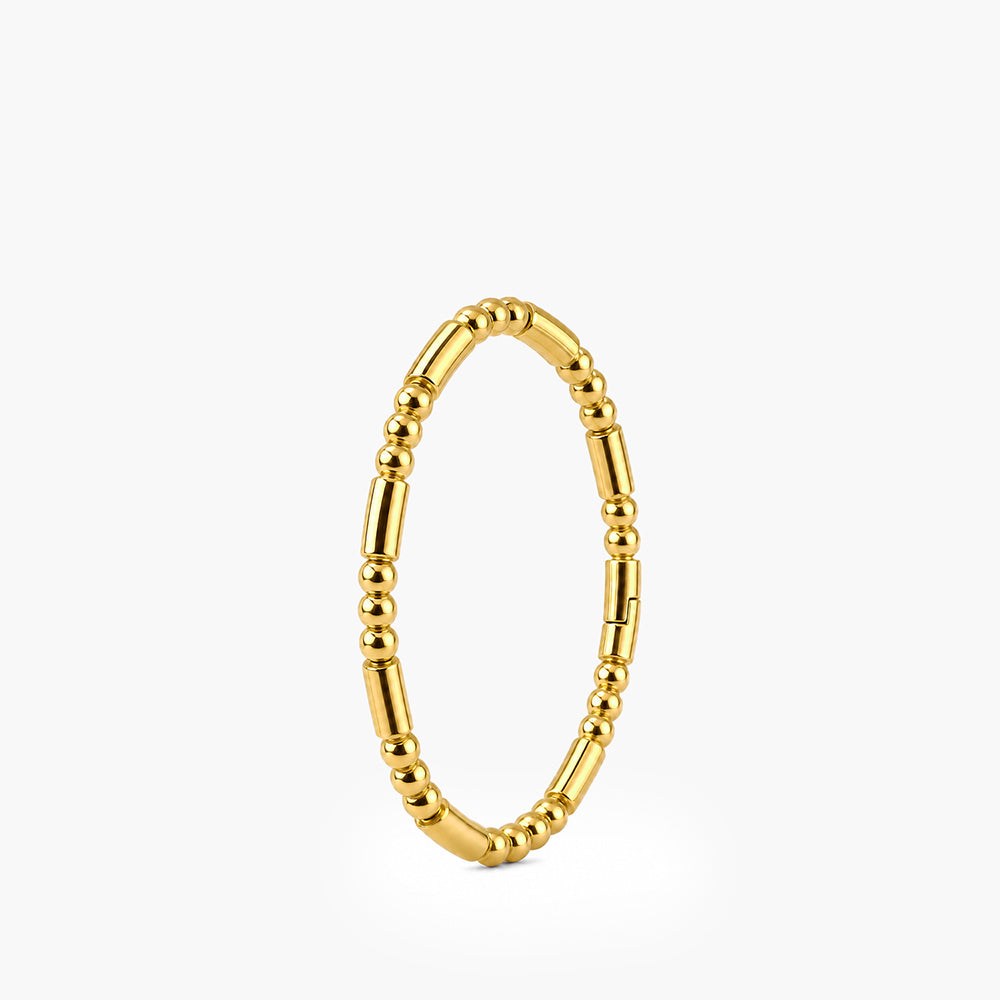 Golden Stream Bangle Bracelet