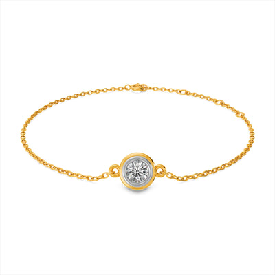 Solo 9KT Gold Laboratory Grown Diamond Bracelet