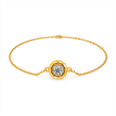 Pure Radiance 9KT Gold Laboratory Grown Diamond Bracelet