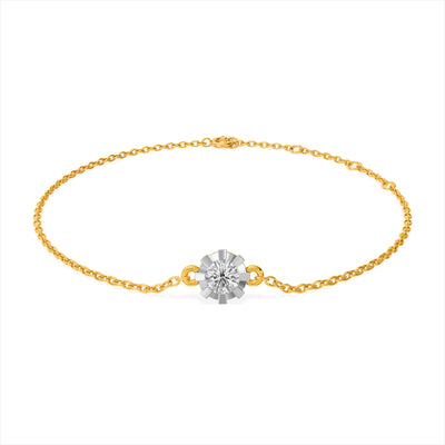 Serein Chain 9KT Gold Laboratory Grown Diamond Bracelet