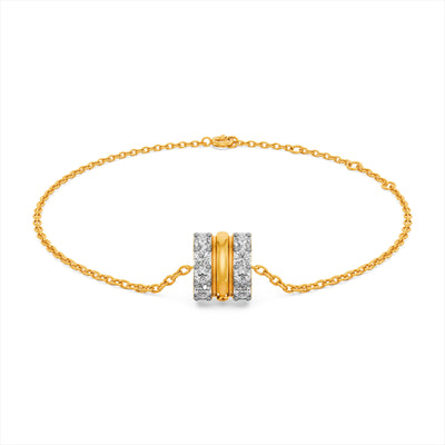 Stripe Luster 9KT Gold Laboratory Grown Diamond Set