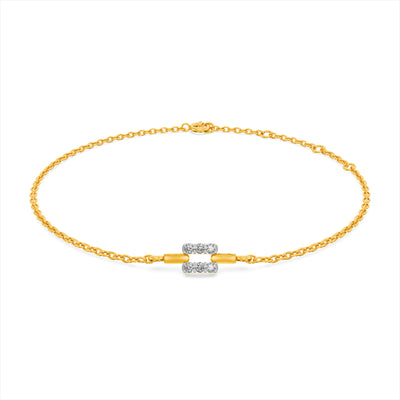 Axis Glow 9KT Gold Laboratory Grown Diamond Bracelet