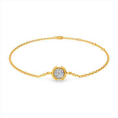 Veda Orb 9KT Gold Laboratory Grown Diamond Bracelet