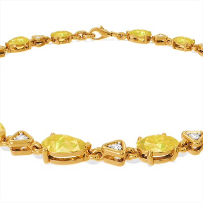 Zest Yellow Bloom 9KT Gold Laboratory Grown Diamond Bracelet