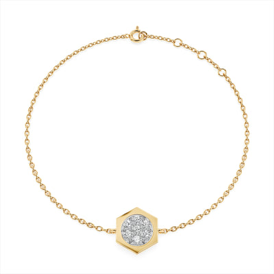 Scarlet Whisper 9KT Gold Laboratory Grown Diamond Bracelet