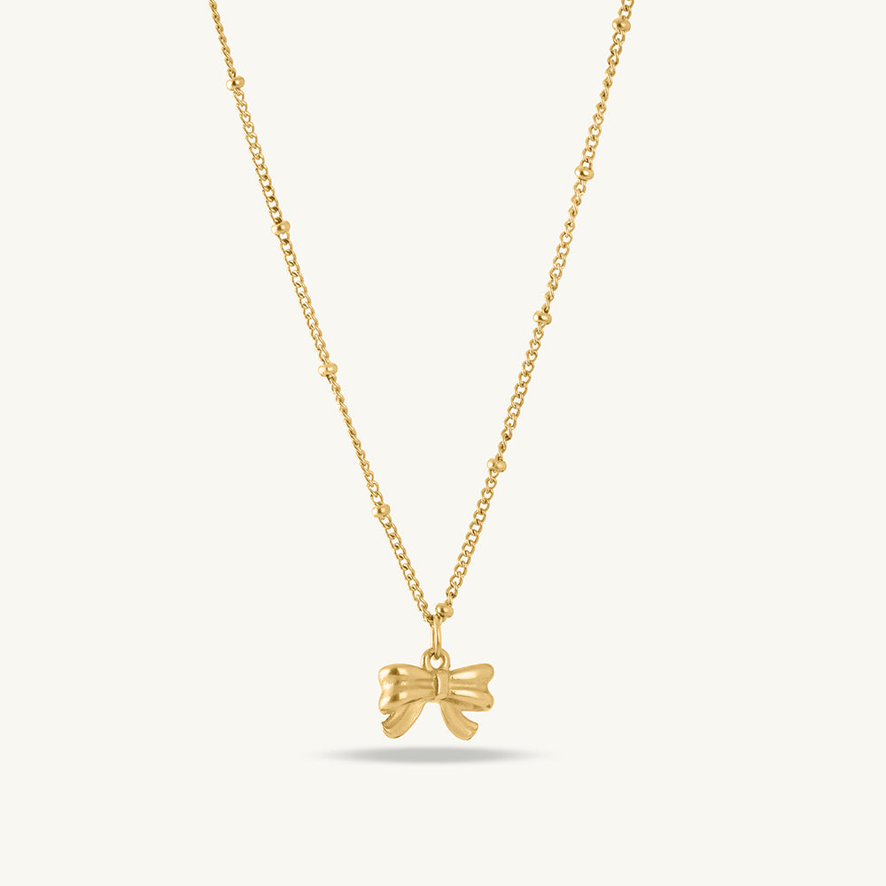 Bow Pendant Necklace