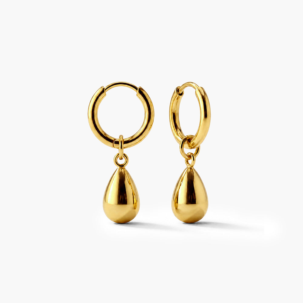 Waterdrop Hoop Earrings