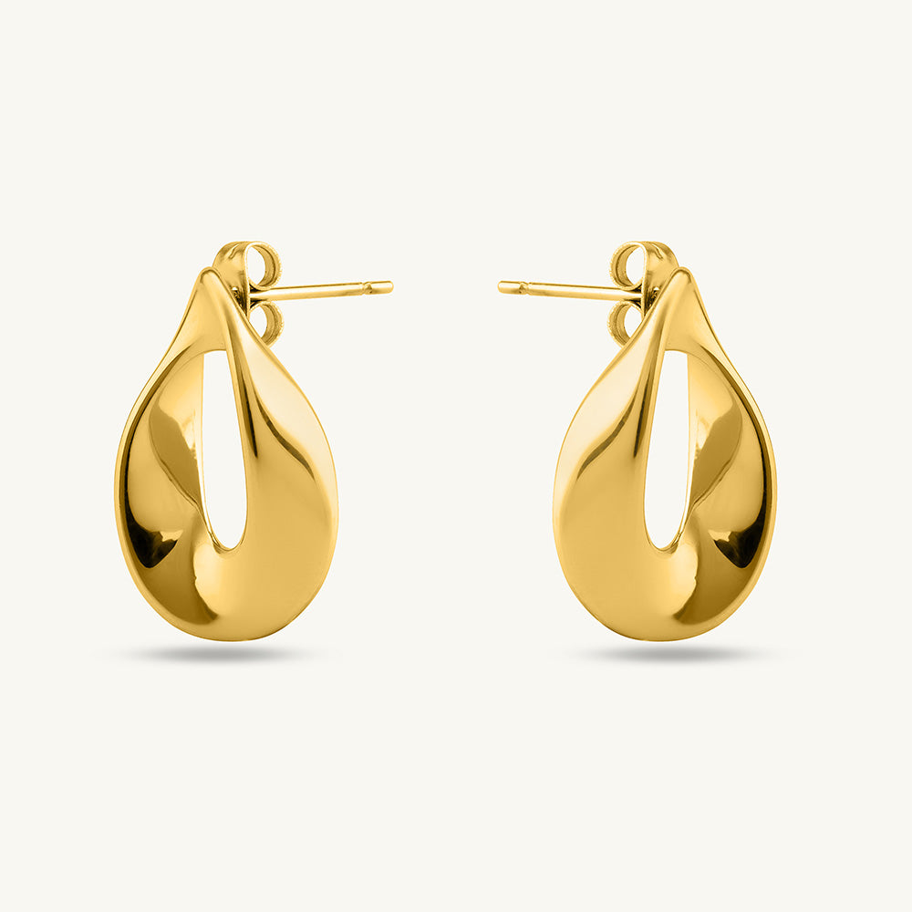 Hollow Drop Stud Earrings