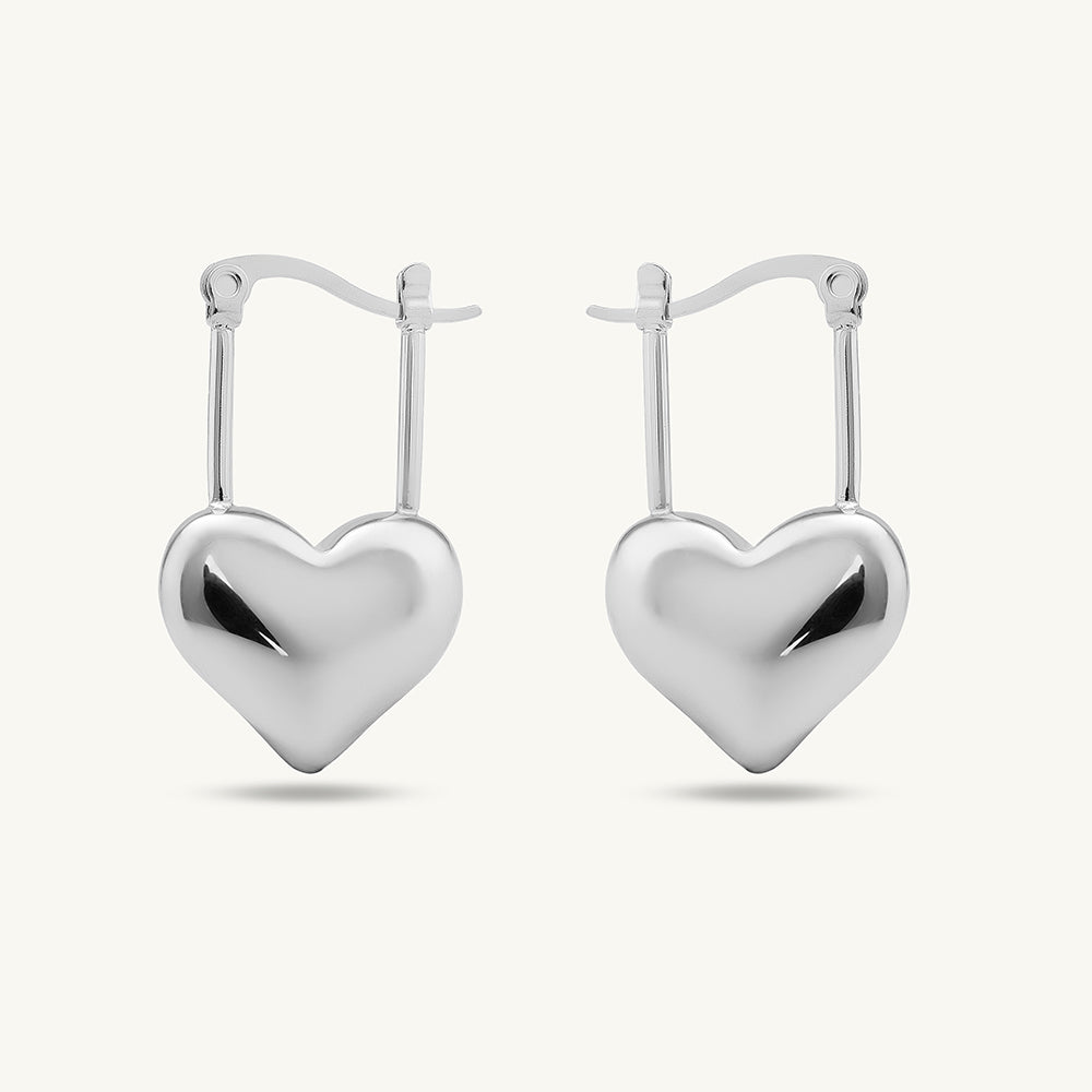 Cupid’s Whisper Heart Earrings