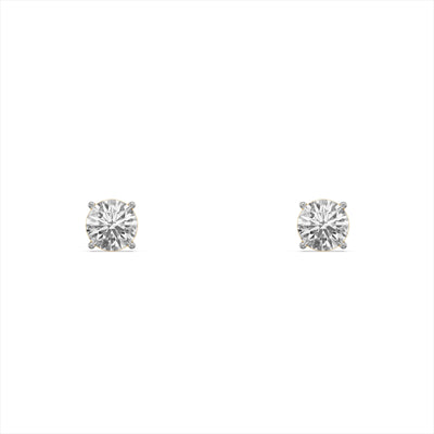 Pure Spark 9KT Gold Laboratory Grown Diamond Studs for Multiple Piercings