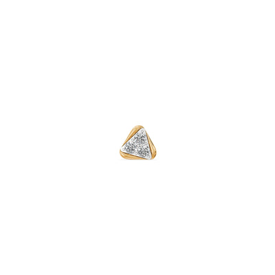 Delta 9KT Gold Laboratory Grown Diamond Single Stud Earring
