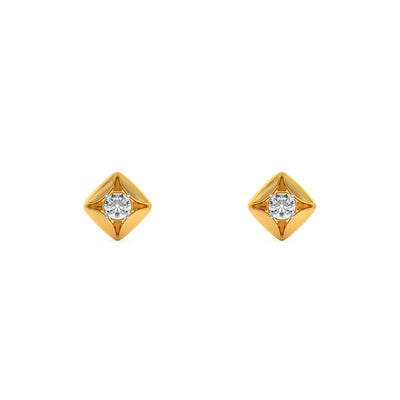 Bold Edge 9KT Gold Laboratory Grown Diamond Stud Earring