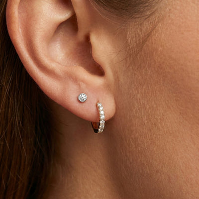 Eterna Glow 9KT Gold Laboratory Grown Diamond Earrings Set