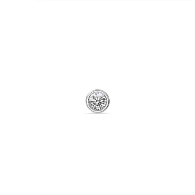Axis Dot 9KT Gold Laboratory Grown Diamond Single Stud Earring