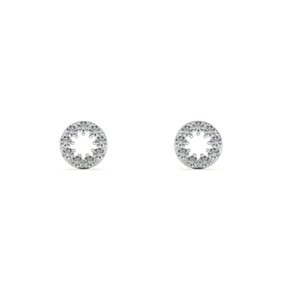 Bloom Inspired 9KT Gold Laboratory Grown Diamond Stud Earring