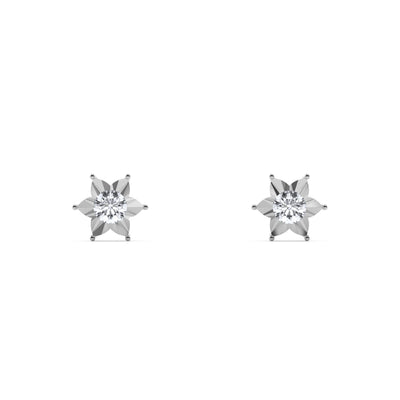 Starry Sparkle 9KT Gold Laboratory Grown Diamond Stud Earring