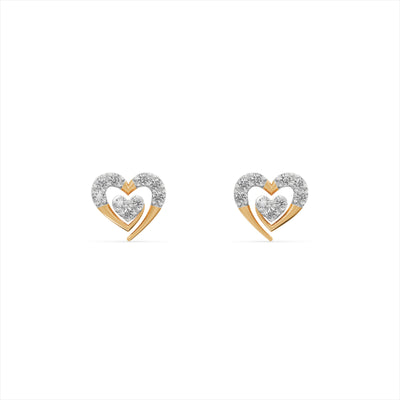 Lustre of Love 9KT Gold Laboratory Grown Diamond Earrings