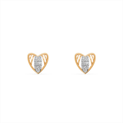 Little Love Shimmer 9KT Gold Laboratory Grown Diamond Earrings