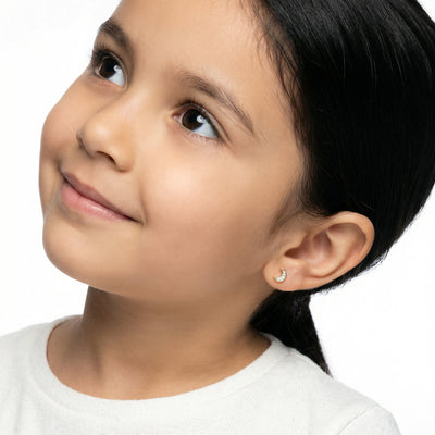 Tiny Luna Sparkle 9KT Gold Laboratory Grown Diamond Studs