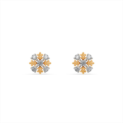Tiny Frost 9KT Gold Laboratory Grown Diamond Studs