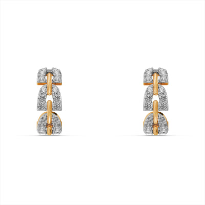 Stella 9KT Gold Laboratory Grown Diamond Hoop Earrings