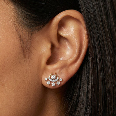 Royal Spark 9KT Gold Laboratory Grown Diamond Earrings