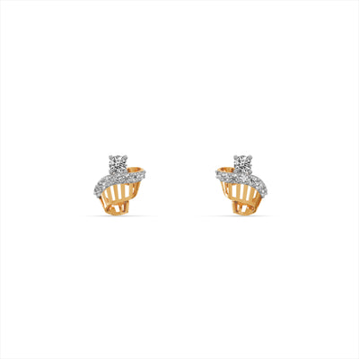 Show Stopping 9KT Gold Laboratory Grown Diamond Earrings