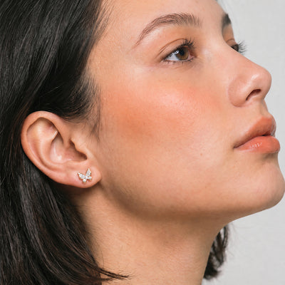 Flutter Muse 9KT Gold Laboratory Grown Diamond Earrings