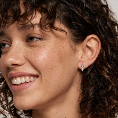 Link Passage 9KT Gold Laboratory Grown Diamond Earrings