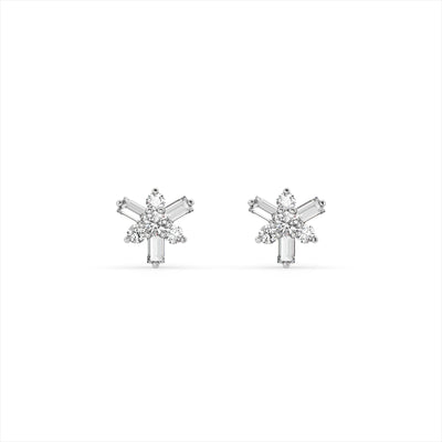 Petal Burst 9KT Gold Laboratory Grown Diamond Earrings