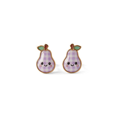 Sweet Pear 9KT Gold Stud Earrings for Kids