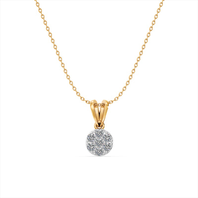 Celestial Dot 9KT Gold Laboratory Grown Diamond Necklace