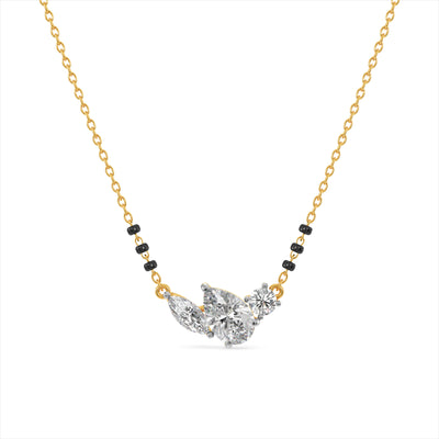 Amrita 9KT Gold Laboratory Grown Diamond Mangalsutra