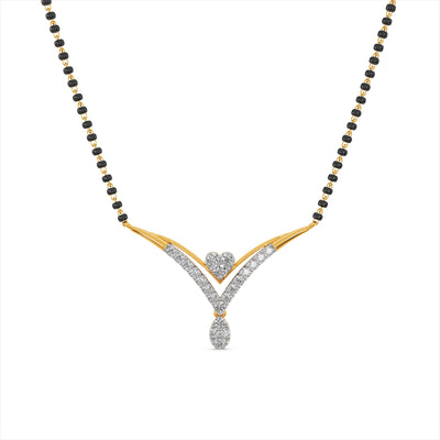 Timeless Vows 9KT Gold Laboratory Grown Diamond Mangalsutra