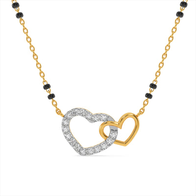 Forever Bound 9KT Gold Laboratory Grown Diamond Mangalsutra