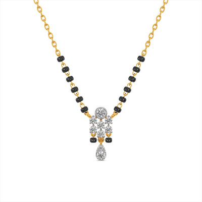 Eleanor 9KT Gold Laboratory Grown Diamond Mangalsutra