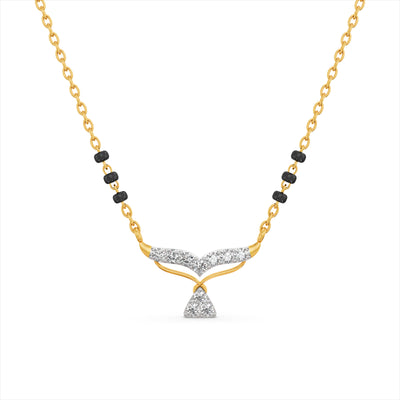 Eternal Love 9KT Gold Laboratory Grown Diamond Mangalsutra