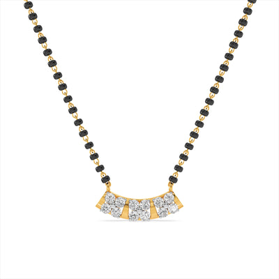 Ishita 9KT Gold Laboratory Grown Diamond Mangalsutra