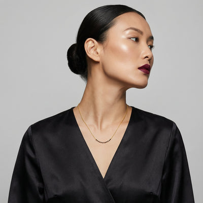 Noir Grace 9KT Gold Beaded Mangalsutra
