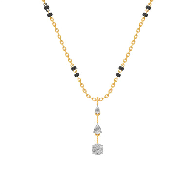 Amora Linked Spark 9KT Laboratory-Grown Diamond Mangalsutra