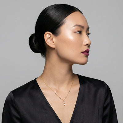 Amora Linked Spark 9KT Laboratory-Grown Diamond Mangalsutra