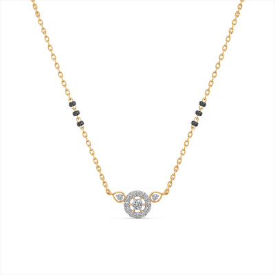 Royal Circle 9KT Gold Laboratory Grown Diamond Mangalsutra