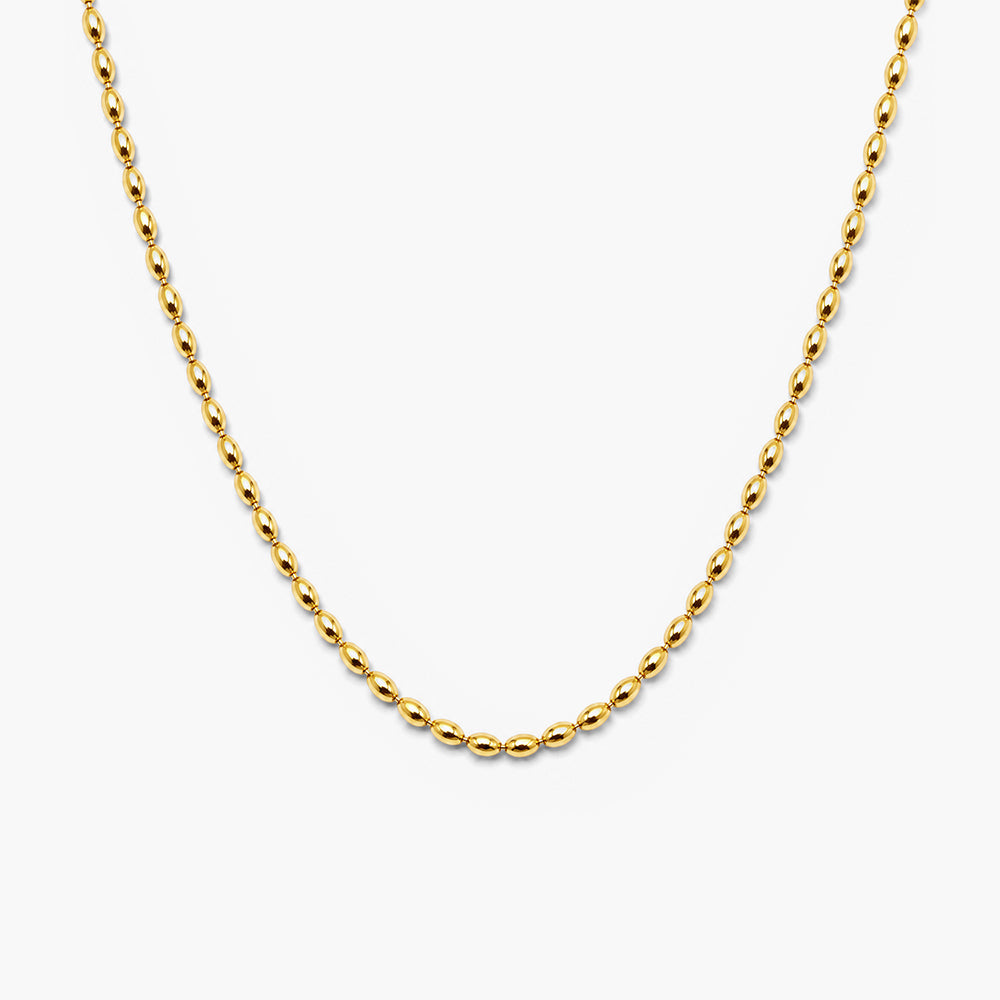 Gold Beaded Necklace