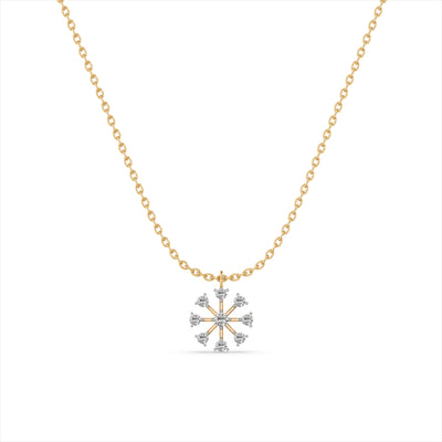 Boundless Stone 9KT Gold Laboratory Grown Diamond Necklace