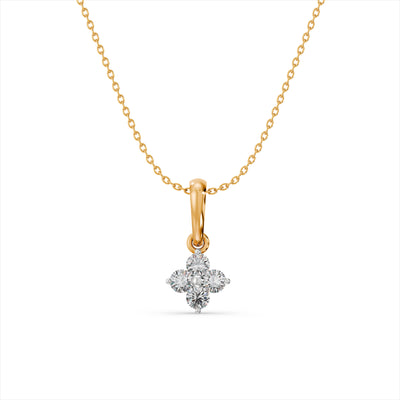 Divine Spark 9KT Gold Laboratory Grown Diamond Necklace
