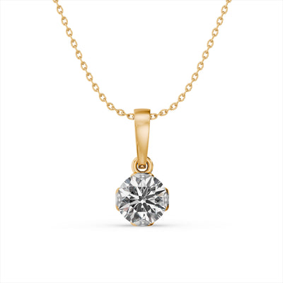 Opulent 9KT Gold Laboratory Grown Diamond Necklace