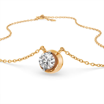 Prismatic 9KT Gold Laboratory Grown Diamond Necklace