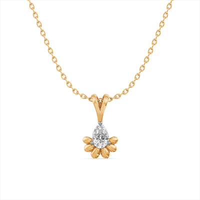 Daisy Glow 9KT Gold Laboratory Grown Diamond Necklace