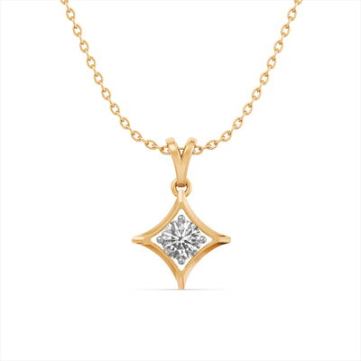 Celeste Sparkle 9KT Gold Laboratory Grown Diamond Necklace